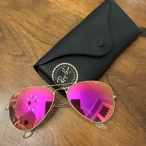 Ray Ban Aviators Flash Lens